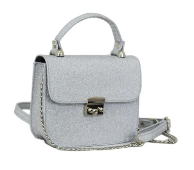 623 сумка срібло Lucherino
