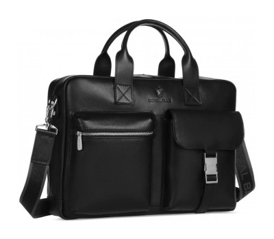 Чоловіча сумка з гладкої натуральної шкіри Royal Bag RB058A