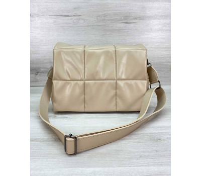 Женская сумка «Камила» бежевая WeLassie