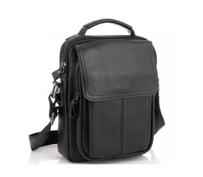 Чоловіча сумка через плече чорна Tiding Bag N2-8017A