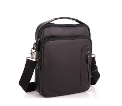 Сумка через плече чоловіча чорна Allan Marco RR-4098A