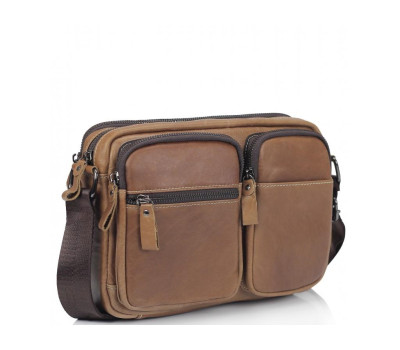 Сумка через плече коричнева Tiding Bag NM20-19702C