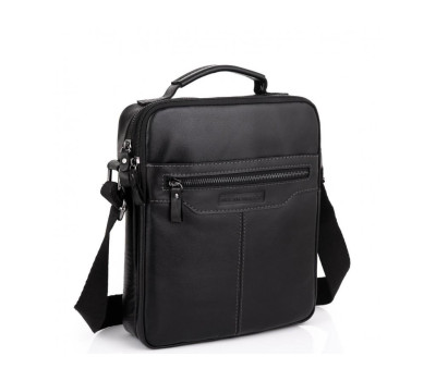 Чоловіча чорна сумка через плече Allan Marco RR-4083A