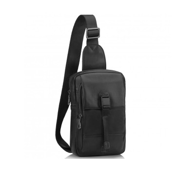 Сумка-слинг черная мужская Tiding Bag 312A