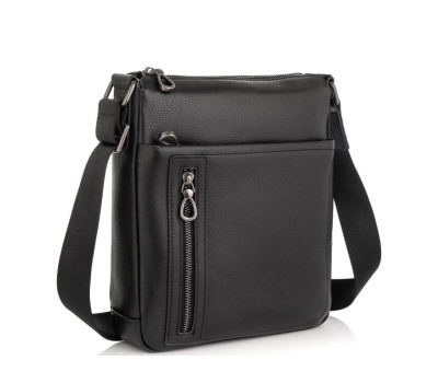 Кожаная сумка-мессенджер через плечо Tiding Bag SM8-17629A