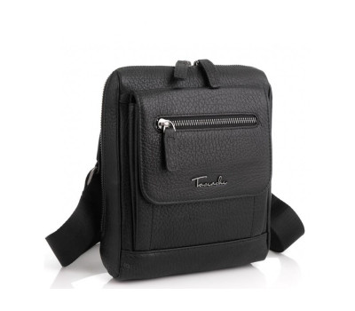 Чоловіча сумка через плече чорна Tavinchi TV-S005A