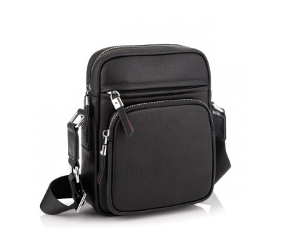 Кожаная стильная сумка-мессенджер через плечо Tiding Bag SM8-1022A