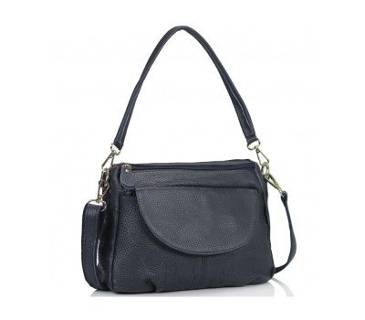 Жіноча шкіряна сумка синя Riche NM20-W1195BL