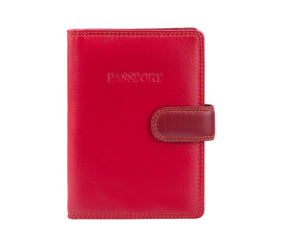 Обкладинка для паспорта Visconti RB75 Sumba (Red Multi)