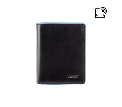 Гаманець чоловічий Visconti ALP84 Smith (Italian Black)