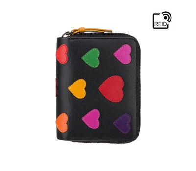 Гаманець жіночий Visconti LV6 Desire (Black/Multi Love)