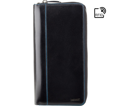 Портмоне дорожнє Visconti ALP89 Alfred (Italian Black)