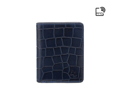 Гаманець чоловічий Visconti CR91 Caiman c RFID (Blue)