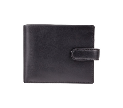 Гаманець чоловічий Visconti PM102 Leonardo c RFID (Black Blue)