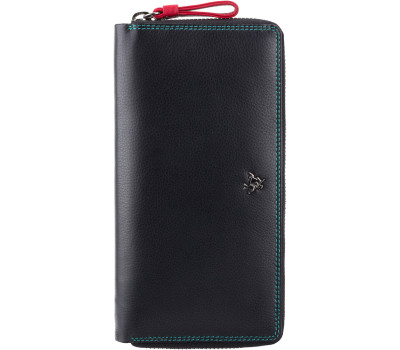 Гаманець жіночий Visconti SP33 Iris c RFID (Black Multi)