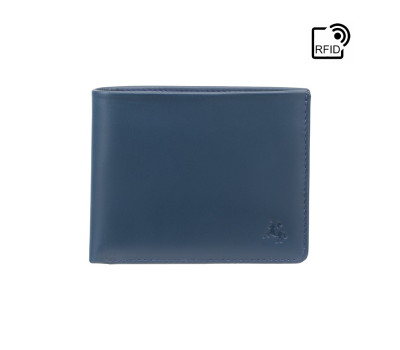 Гаманець чоловічий Visconti VSL33 TAP-N-GO c RFID (Steel Blue-Black)