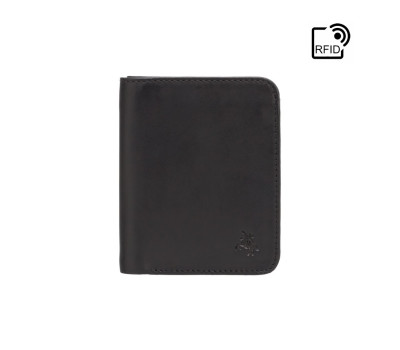 Гаманець чоловічий Visconti VSL34 Lank c RFID (Black-Orange)