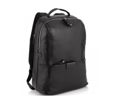 Чоловічий шкіряний рюкзак для ноутбука на один відділ Tiding Bag NM29-88056A