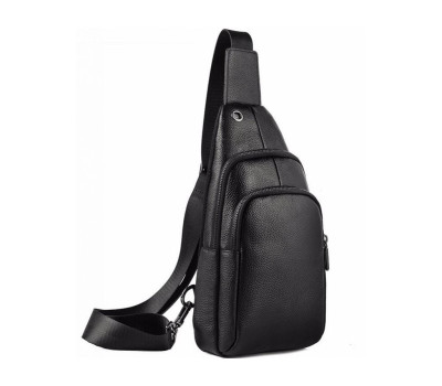 Чоловічий шкіряний рюкзак-слінг на одну шлейку Tiding Bag A25F-001-1A
