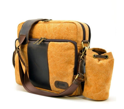 Сумка из парусины с кожаными элементами RY-1092-4lx TARWA