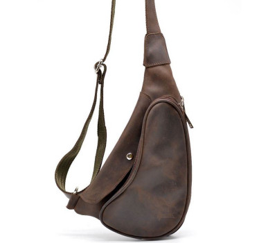 Шкіряний рюкзак на одне плече з кінської шкіри RC-3026-3md бренд Tarwa