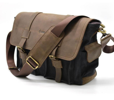 Чоловіча сумка через плече парусина + шкіра RG-6690-4lx бренду Tarwa