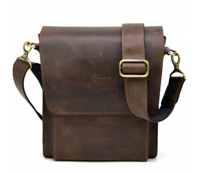 Чоловіча сумка через плече RC-3027-3md TARWA, з натуральної шкіри