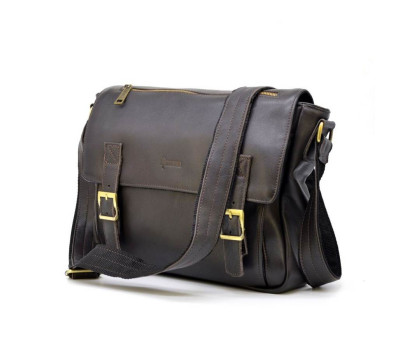 Чоловіча шкіряна сумка через плече з телячої шкіри TARWA GC-6046-1md