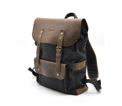 Рюкзак унісекс парусина + шкіра RG-9001-4lx бренду TARWA