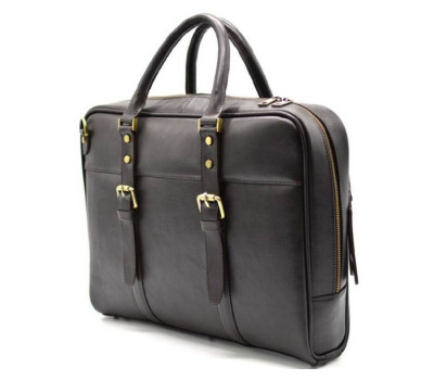 Ділова сумка з ручками TARWA, TC-4764-4lx темно-коричнева