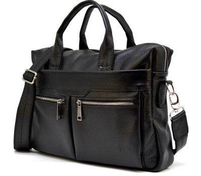 Сумка для ноутбука чорна чоловіча м'яка TARWA FA-7122-4lx