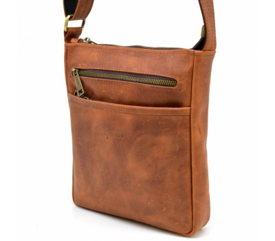 Чоловіча шкіряна сумка через плече RB-1300-3md TARWA руда