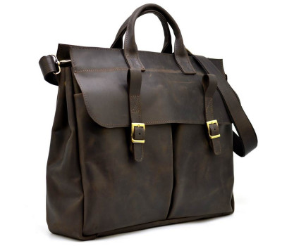 Увеличенная кожанная сумка для ноутбука 17 дюймов RC-7107-extra TARWA