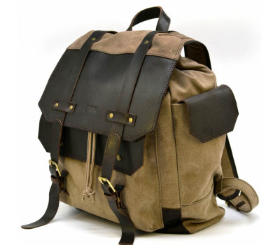 Міський рюкзак Урбан в комбінації тканина + шкіра RSc-6680-4lx TARWA