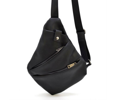 Чоловіча сумка через плече RA-6402-3md чорна бренд TARWA