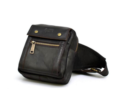 Чоловіча шкіряна напоясна сумка TARWA RC-7777-4lx