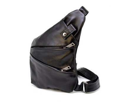 Чоловіча сумка-слінг через плече GA-6402-3md чорна бренд TARWA