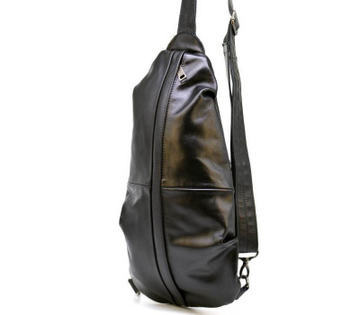 Рюкзак-слінг на одне плече з натуральної шкіри TARWA Govard GA-0705-3md