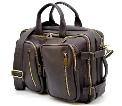 Мужская кожаная сумка-рюкзак GC-7014-3md TARWA