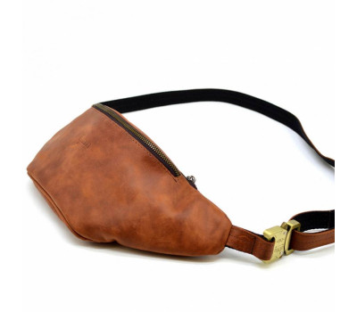 Сумка на пояс RB-3036-4lx з натуральної коричневої шкіри від бренду Tarwa
