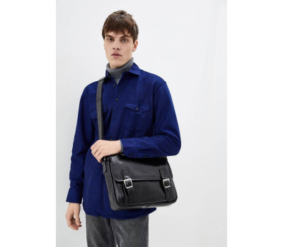 Чоловіча шкіряна сумка через плече з телячої шкіри TARWA, GA-6046-4lx
