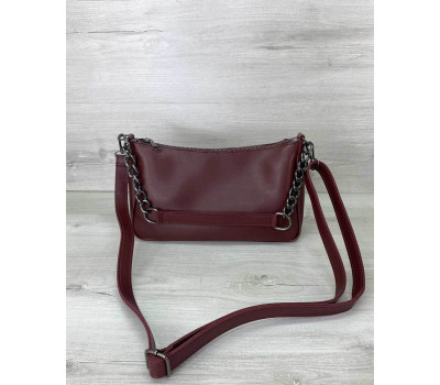 Жіноча сумка «Місяць» бордова WeLassie