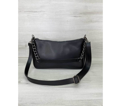 Жіноча сумка «Місяць» чорна WeLassie