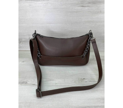 Жіноча сумка «Місяць» шоколадна WeLassie