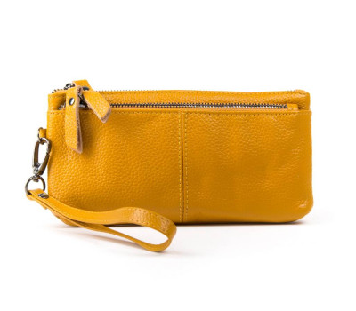 Косметичка шкіра A-00276-9 yellow Podium