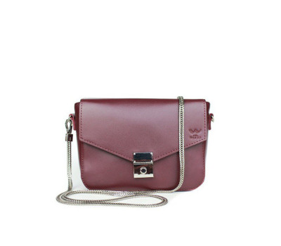Женская кожаная сумочка Yoko бордовая - TW-Yoko-mars-ksr The Wings