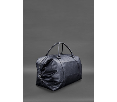 Шкіряна дорожня сумка темно-синя - BN-BAG-41-mystic BlankNote