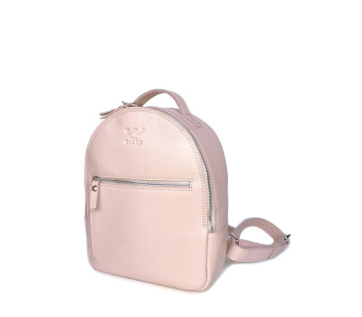 Шкіряний рюкзак Groove S пудровий - TW-Groove-S-pudra-flo The Wings