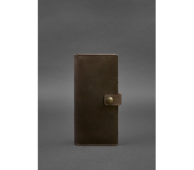 Шкіряний Тревел-кейс (органайзер для документів) 6.0 темно-коричневий - BN-TK-6-o BlankNote