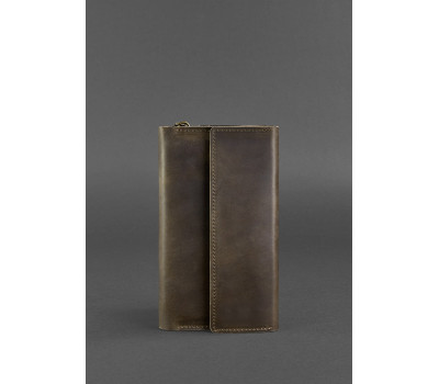 Шкіряний клатч-органайзер (Тревел-кейс) 5.1 темно-коричневий - BN-TK-5-1-o BlankNote